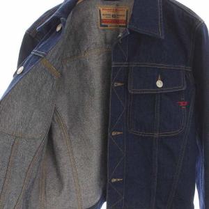 DIESEL D-MILO TRUCKER JACKET デニムジャケット ジージャン Gジャン アウター L インディゴブルー 青