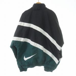NIKE ナイロンジャケット ロゴ M ブラック