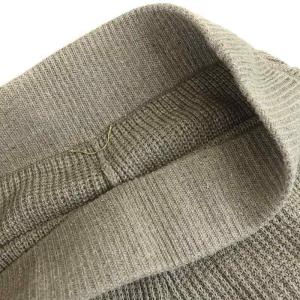 Deuxieme Classe 19SS ニットフレアパンツ イージー スリット 麻混 リネン混 絹混 シルク混 F ベージュ