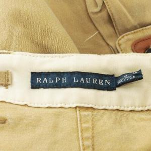 RALPH LAUREN カーゴパンツ コットン ジッパーフライ 4 L ベージュ