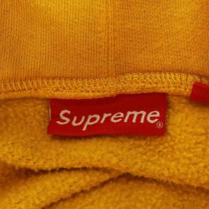 Supreme 23SS Half Zip Hooded Sweatshirt Bright Gold パーカー M