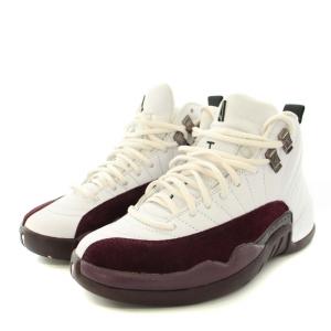 NIKE A Ma Maniere ウィメンズエアジョーダン12ホワイトアンドバーガンディークラッシュ