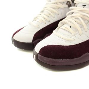NIKE A Ma Maniere ウィメンズエアジョーダン12ホワイトアンドバーガンディークラッシュ