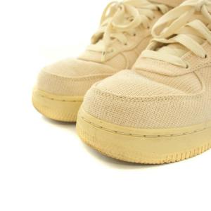 NIKE Stussy Air Force 1 Mid Fossil Stone