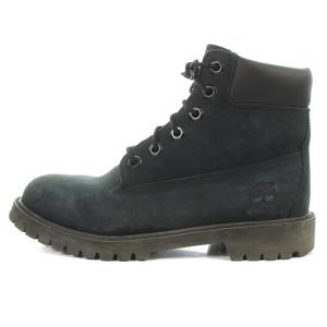 Timberland W'S 6 IN PREMIUM BOOT ショートブーツ レースアップ スエード US5.5 235cm 黒 ブラック 12907