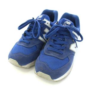 New Balance ML574ET2 スニーカー シューズ スエード US6.5 ブルー
