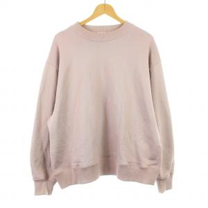 UNITED ARROWS CAMOSHITA コットン ナイロン クルーネック スウェット トレーナー 長袖 L ラベンダー 11776992627