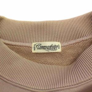 UNITED ARROWS CAMOSHITA コットン ナイロン クルーネック スウェット トレーナー 長袖 L ラベンダー 11776992627