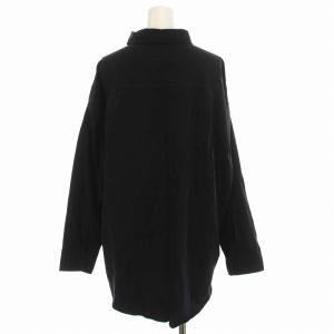Plage 21AW Nidom bio compact シャツ ブラウス 長袖 黒 ブラック