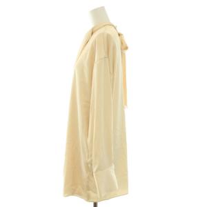 HOUSE OF LOTUS シャツ ブラウス ボウタイ 長袖 M ライトベージュ