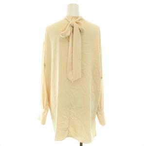HOUSE OF LOTUS シャツ ブラウス ボウタイ 長袖 M ライトベージュ