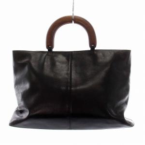 JURGEN LEHL トートバッグ レザー 黒 ブラック