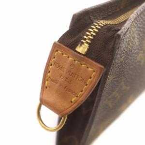 LOUIS VUITTON ポーチ モノグラム バケット付属 茶 ブラウン