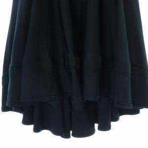 COMME des GARCONS AD2007 07AW Curiosity期 フレアスカート ひざ丈 ストレッチ M 黒 ブラック GT-S018