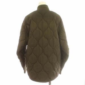 HYKE キルティングジャケット 中綿 ナイロン ジャケット ブルゾン 1 S カーキ