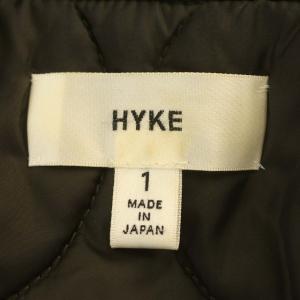 HYKE キルティングジャケット 中綿 ナイロン ジャケット ブルゾン 1 S カーキ