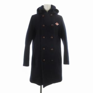 Pコート ピーコート ロング フード付き 34 XS 紺 ネイビー /RO