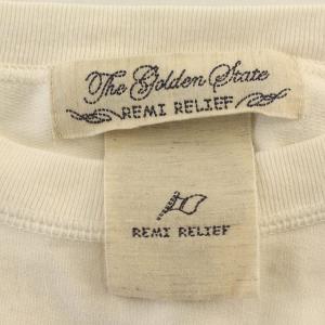 REMI RELIEF Tシャツ スウェット 半袖 カットソー F 白 ホワイト