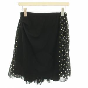 JUNYA WATANABE コムデギャルソン COMME des GARCONS AD2008 スカート ひざ丈 プリーツ フレア イージー ドット柄