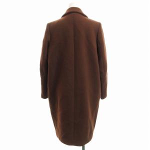 ENFOLD チェスターコート ロング ワイド シングル 36 S 茶 ブラウン