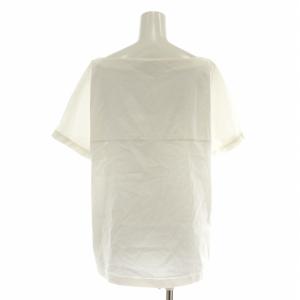 PRADA SPORT 11SS カットソー 半袖 フレンチスリーブ ボートネック ストレッチ 44 XL 白 ホワイト