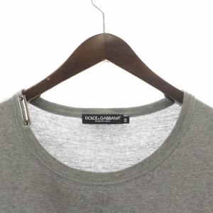 DOLCE&GABBANA Tシャツ カットソー 半袖 クルーネック 50 L グレー