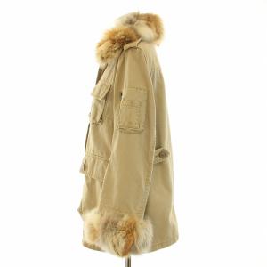 Diagram GRACE CONTINENTAL ジャケット アウター フォックスファー 切替 ライナー付き 38 M ベージュ