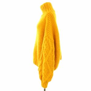 I Love Mr Mittens ハートワーキングニットウェア HEARTWORKING KNITWEAR ニット セーター ハイネック 長袖 ローゲージ ケーブル編み