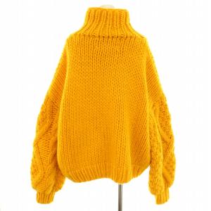 I Love Mr Mittens ハートワーキングニットウェア HEARTWORKING KNITWEAR ニット セーター ハイネック 長袖 ローゲージ ケーブル編み