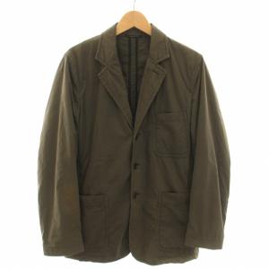 テーラードジャケット シングル 3B センターベント 48 L 茶 ブラウン 4318A261 /YT