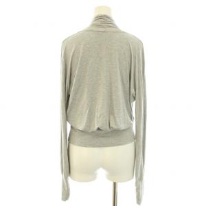 Max Mara カットソー ブラウス カシュクール 長袖 白タグ S グレー