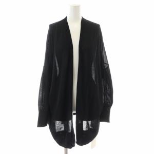 タグ付き 23SS shake code カーディガン ニット シアー 長袖 F 黒 ブラック 23080500424010