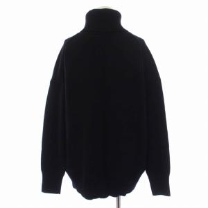 Deuxieme Classe 22AW latest ミドルゲージ タートルネック ニット F ブラック