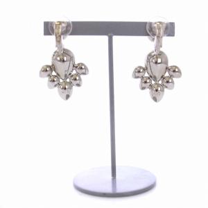 SWAROVSKI イヤリング ビジュー クリスタル 紫 パープル 青 ブルー