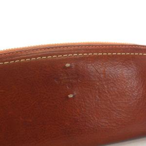 Dakota 長財布 ラウンドファスナー レザー 茶 ブラウン /YM D