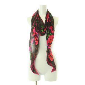 LOUIS VUITTON シルクスカーフ エシャルプ モノグラム ローズ M72371