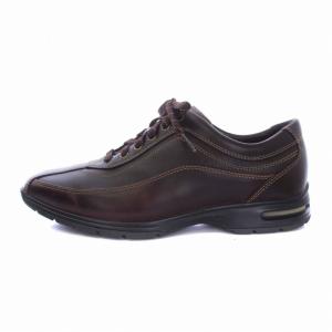 COLE HAAN スニーカー シューズ レースアップ レザー 8W 25.5?p 茶 ブラウン
