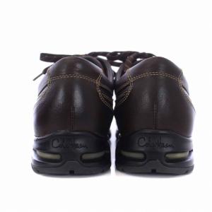 COLE HAAN スニーカー シューズ レースアップ レザー 8W 25.5?p 茶 ブラウン