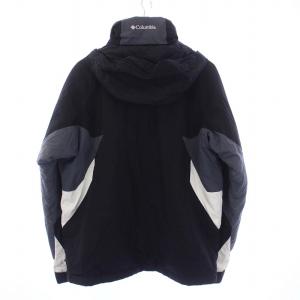 Columbia 中綿ジャケット アウター ジップアップ フード ナイロン M 黒 ブラック 206 XM4204