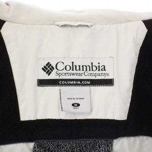 Columbia 中綿ジャケット アウター ジップアップ フード ナイロン M 黒 ブラック 206 XM4204