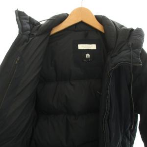 BEAUTY&YOUTH UNITED ARROWS BY 小松精練 ナイロンダウンジャケット アウター フード S 紺 ネイビー