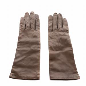 Chloe 手袋 レザー 21cm 茶 ブラウン