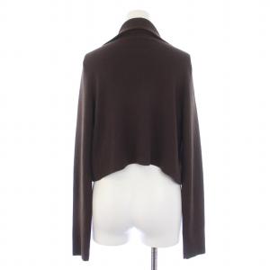 Max Mara ニット カーディガン 長袖 カシミヤ シルク M 茶 ブラウン
