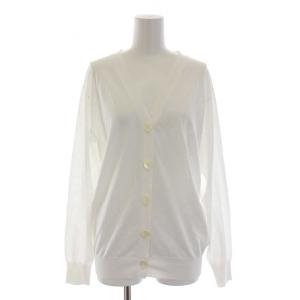 23SS ICE Vネック カーディガン ニット 長袖 F 白 ホワイト