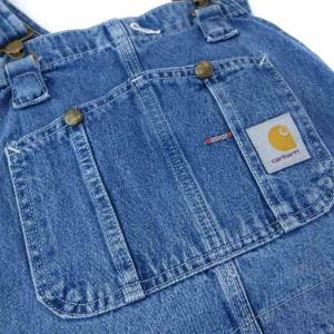 Carhartt オーバーオール デニムパンツ ジーンズ M 青 ブルー