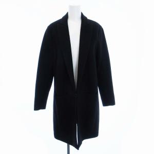 Theory チェスターコート カシミヤ混 アウター S/P 黒 ブラック 01-3309608