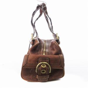 COACH ハンドバッグ レザー 鞄 茶 ブラウン 10048