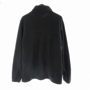 Columbia フリースジャケット ジップアップ ロゴ ハイネック XL グレー 222WE3220