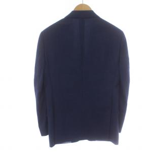 Brooks Brothers テーラードジャケット 背抜き ウール サイドベンツ 36 S 紺 ネイビー