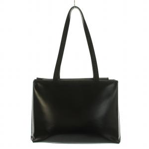 LOEWE ヴィンテージ トートバッグ ビジネスバッグ レザー ロゴ 鞄 黒 ブラック